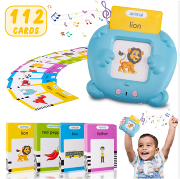 Talking Flash Cards Speech Therapy Toy – 224 Sight Words Audible Early Learning Device