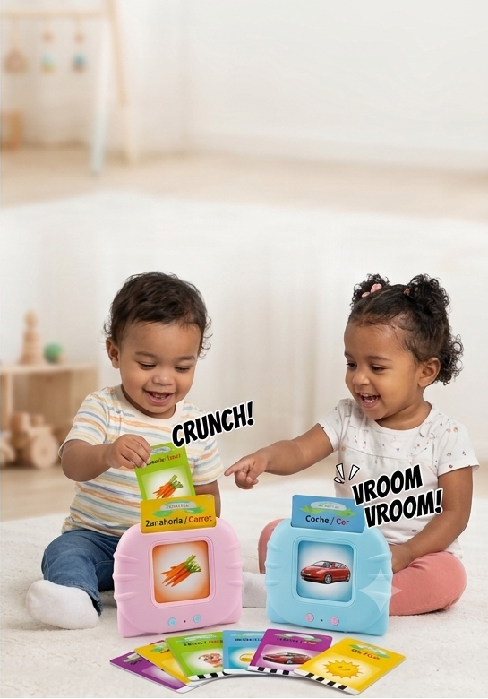 Talking Flash Cards Speech Therapy Toy – 224 Sight Words Audible Early Learning Device